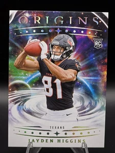 2025 Panini Origins Jayden Higgins RC #132 - Houston Texans - Picture 1 of 2