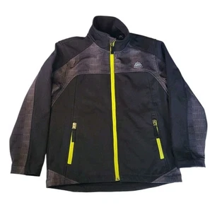 Excellent SNOZU Boys Black Waterproof Windproof Softshell Coat Jacket, M(10/12) - Picture 1 of 5