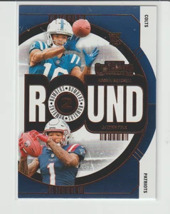 2024 Contenders Adonai Mitchell / Ja'Lynn Polk Round Numbers Bronze Insert Card - Picture 1 of 1