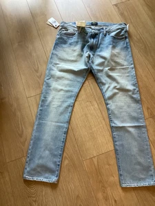 BNWT Polo Ralph Lauren Sullivan Slim Fit Blue Jeans.W34 L32 - Picture 1 of 6