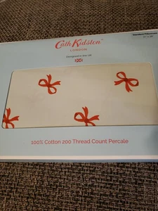 Cath Kidston BOW Rubin Salbei Paar Standard Kissenbezüge 21"X28" 100% Baumwolle - Bild 1 von 2