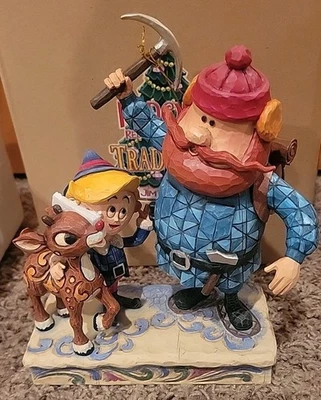 Jim Shore 2008 Traditions Rudolph Yukon & Hermey 4009801 RARE Read - Image 1 of 4