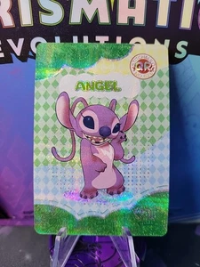 Tarjeta de inserción holográfica de lámina verde Disney 100 Lilo And Stitch No.626 LST-QR14 Angel - Imagen 1 de 2