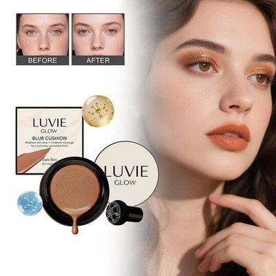 Cojín Base Luvie Glow, Cojín de Aire Cabeza de Seta C C Crema Foto 1 de 4