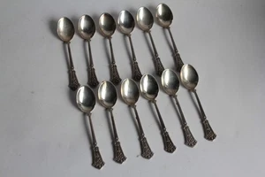 Douze petites cuillères à moka argent (68218) - Picture 1 of 7