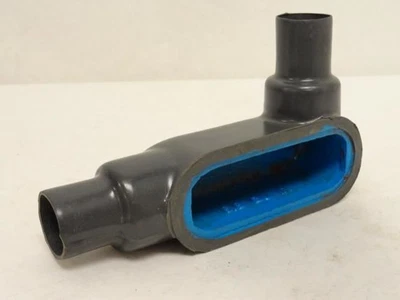 203298 New-Incomplete; T&B LR27-B-1 Ocal-Blue Conduit; 90Deg; Size: 3/4" NO Cove - Image 1 of 4