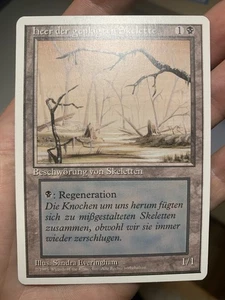 German Misprint Drudge Skeletons Swamp With Regenerate • Mostly Clean • Mtg (58) - Picture 1 of 5