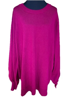 Suéter magenta Avenue para mujer talla 26 nuevo con etiquetas. Mangas largas Foto 1 de 4