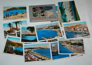 VINTAGE Postkarten Echt Foto Miniatur Toulon schön gedruckt in Frankreich 50er Jahre RAR - Bild 1 von 9