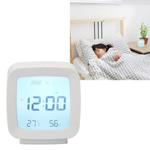 Kids Alarm Clock Temperature Humidity Display 12/24 Hour Unit Conversion Part - Picture 1 of 12