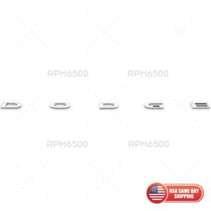 14-23 Dodge Durango Chrome DODGE Liftgate Tail Light Nameplate Badge Mopar