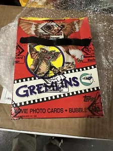 Topps GREMLINS Movie Trading Cards Box 36 Wax Packs 1984 SEALED BBCE Authentic - Picture 1 of 3