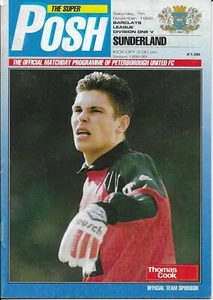 Peterborough United v Sunderland 1992-93 Division 1 7-11-1992 - Picture 1 of 1