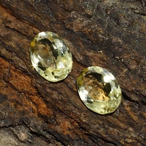 Citrine Cut Stone Pair Beads Briolette Natural Loose Gemstone Making Jewelry - Picture 1 of 5
