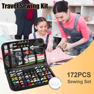 172x Travel Mini Sewing Kit Thread Scissor Tape Pin Thimble Needle Home Sew Set - Picture 1 of 8