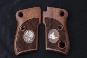 KSD Brand Beretta Mod 951 Compatible Walnut Grips Diamond - Picture 1 of 1