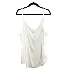 Camiseta sin mangas Torrid blanca Ava cami sin mangas para mujer talla grande 4X nueva con etiquetas - Imagen 1 de 8