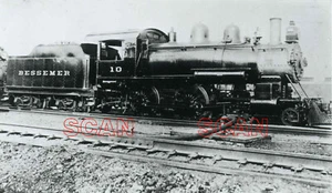 OH966 2NDGEN RP 1910s/50s BESSEMER & LAKE ERIE RAILROAD 440 LOCO #10 - Picture 1 of 1