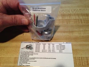 Balsa Products BP-21 RC Flugzeug BL Motor mit Stick & Firewall Halterungen. - Bild 1 von 2
