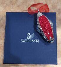 Swarovski Christmas Ornament, Ruby Red Crystals, Open Lattice