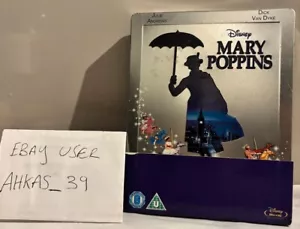 Disney 1964 Mary Poppins Steelbook Rare Disney File Copy + FREE DISNEY GIFT - Picture 1 of 3