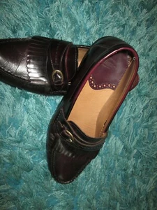 HERREN GRÖSSE 12 BRAUN G.H. BASS SLIPPER HALBSCHUH ELEGANTE SCHUHE * OBERMATERIAL AUS LEDER - Bild 1 von 3