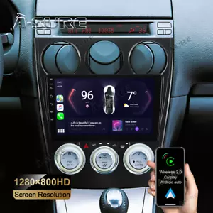 Android 13 Autoradio NAVI Für Mazda 6 GG 2002-2007 GPS WIFI RDS CarPlay 2+32GB - Bild 1 von 11