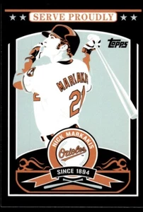 2009 Topps Updates & Highlights Propaganda Nick Markakis R36 Baltimore Orioles - Picture 1 of 2
