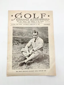 Golf Illustrated Magazine February 1st 1936, No. 1766 Vintage Facsimile - Picture 1 of 3