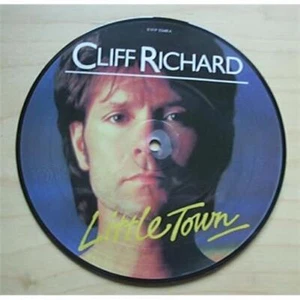 CLIFF RICHARD LITTLE TOWN 7" PIC DISC 1982 UK - Picture 1 of 1