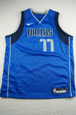Nike NBA Women Large Dallas Mavericks 77 Luka Doncic Basketball Jersey O507 Cover