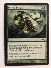 SYLVAN SCRYING - MTG Mirrodin - UNCOMMON - Sorcery - Lightly Played
