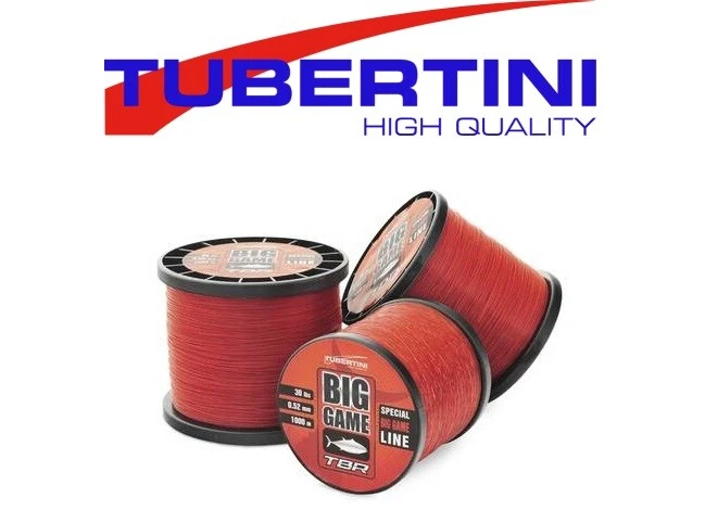 FILO NYLON TRAINA DRIFTING TUBERTINI BIG GAME TBR 1000 MT - Immagine 1 di 1