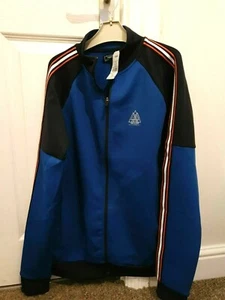 NEW NEXT RETRO BOYS MENS ZIP UP TRACKSUIT TOP JACKET CHEST 34" / 36" AGE 16 BNWT - Picture 1 of 4