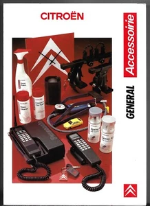 Citroen General Accessories c1987-1988 UK Market Foldout Brochure 2CV AX BX CX - Picture 1 of 2