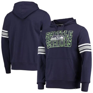 Seattle Seahawks '47 Marca Sudadera con Capucha Hombre XXL NUEVO CON ETIQUETAS DOBLE BLOQUE - Imagen 1 de 3