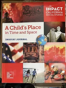 NEW* IMPACT CA Social Studies GRADE 1 Inquiry Journal Work Book McGraw Hill - Imagen 1 de 7