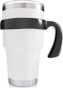Tumbler Handle for 30Oz Rambler Cup, Anti-Slip Mug Grip, Black - Picture 1 of 12