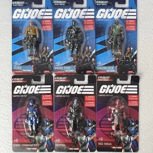 G.I. Joe Limited Edition Mini Figuren Komplettsatz 6 Hasbro 2021 Neu Sealed - Bild 1 von 8
