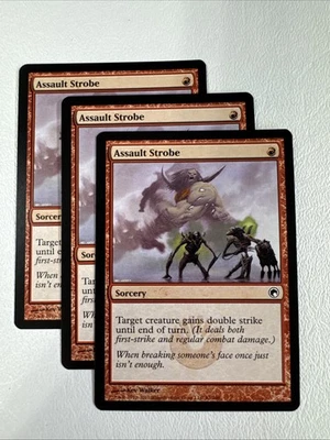 X3 Assault Strobe - NM/MINT Regular #82 Scars of Mirrodin MTG - Image 1 of 2