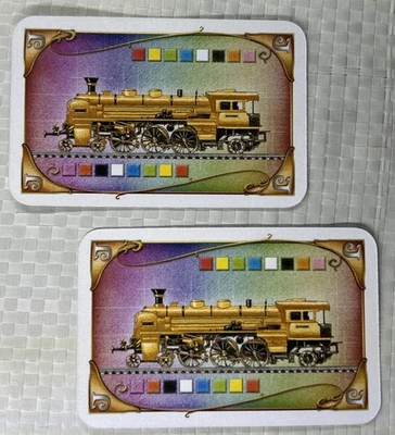 Ticket to Ride Locomotive Wild Train Cards Lot of 2 – Replacement Cards - Image 1 of 2
