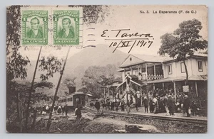 La Esperanza Bahnhof Ferrocarril de Girardot Kolumbien Postkarte - Bild 1 von 2