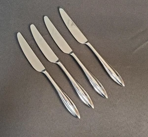 Lenox SCULPT Edelstahl 4 Tafelmesser glänzend 18/10 Besteck - 8 7/8 Zoll lang - Bild 1 von 8