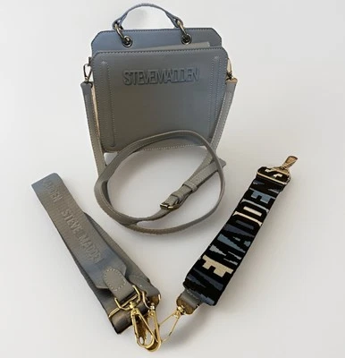 Steve Madden Bevelyn Convertible Crossbody Bag W/ 3 Detachable Straps Light Blue - Image 1 of 4