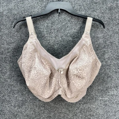 Goddess Kayla Full Cup Banded Bra 38N Taupe Leopard Underwire Medium Support - Image 1 of 4