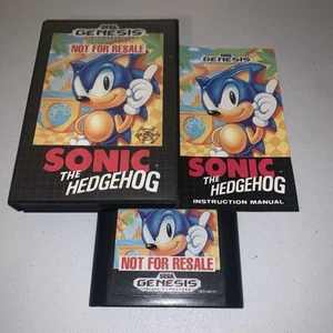 Sonic the Hedgehog (Sega Genesis, 1991) TESTED WORKS CIB - Picture 1 of 3