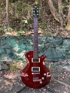 Electric Guitar Yamaha AES620 22-Fret Flame Top Red QKM0423R - Picture 1 of 10
