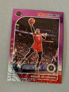 Russell Westbrook Purple Disco Prizm Ice Refractor sp Insert 2019-20 Hoops #129 - Picture 1 of 2