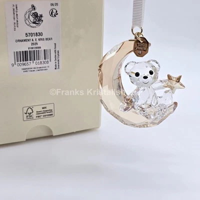 Swarovski Kris Bär Weihnachten 2025 SCS Jahresausgabe Mond Ornament 4 5701830 - Bild 1 von 4