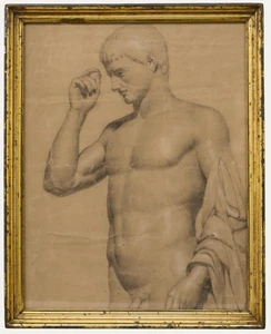 Graphitzeichnung Anfang 20. Jahrhundert - Marcellus - Bild 1 von 5